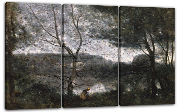 Leinwandbild Camille Corot - Ville d'Avray