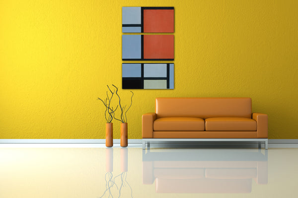 Leinwandbild Piet Mondrian - Komposition