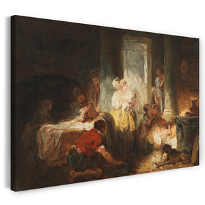 Leinwandbild Jean Honoré Fragonard - Römischer Innenraum