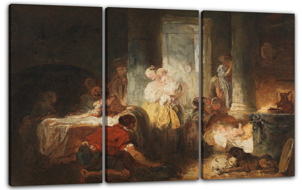 Leinwandbild Jean Honoré Fragonard - Römischer Innenraum
