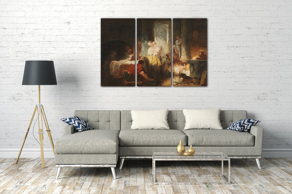 Leinwandbild Jean Honoré Fragonard - Römischer Innenraum