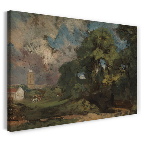 Leinwandbild John Constable - Stoke-by-Nayland