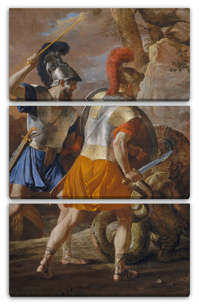 Leinwandbild Nicolas Poussin - Die Gefährten von Rinaldo