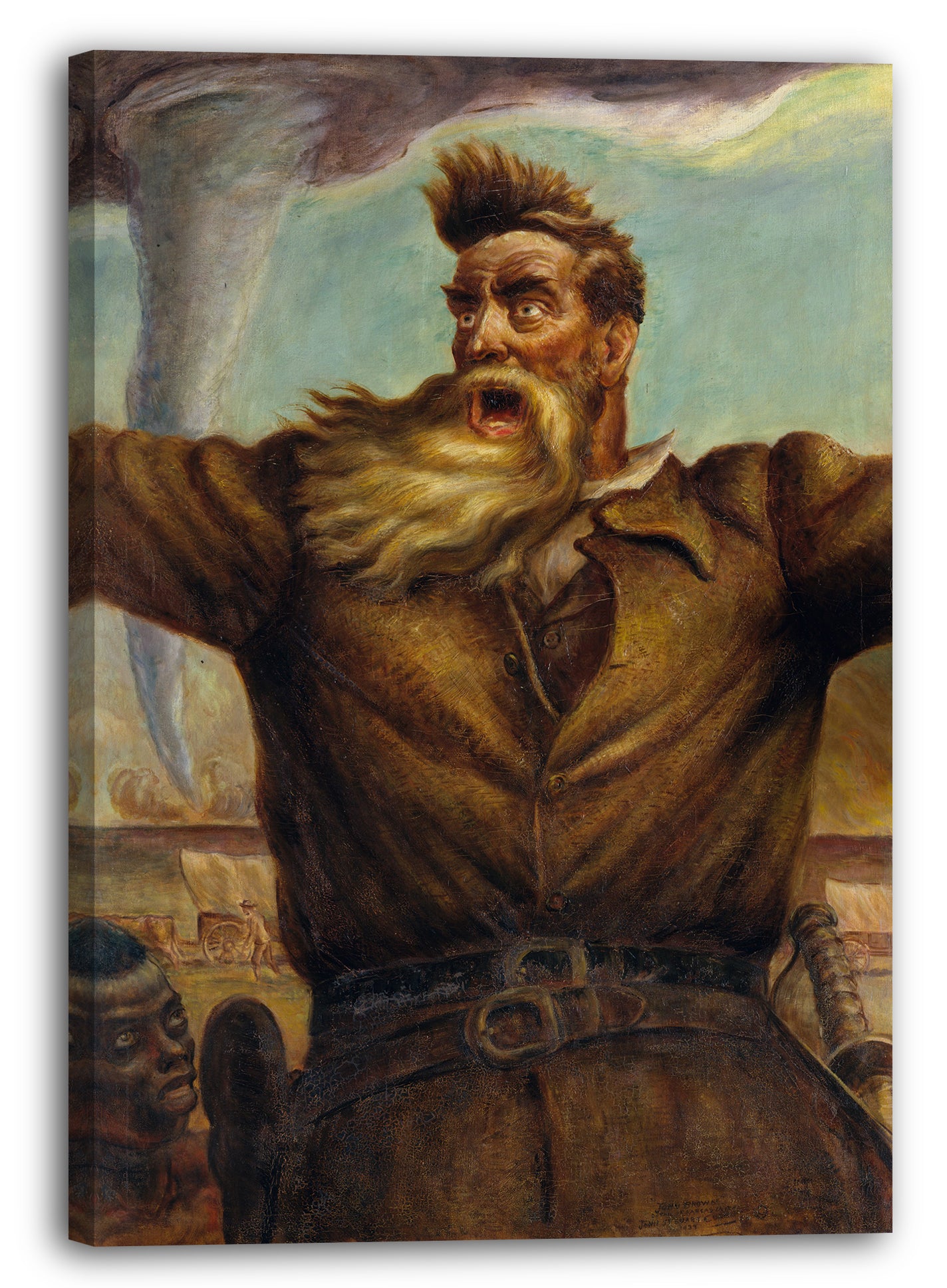 Leinwandbild John Steuart Curry - John Brown