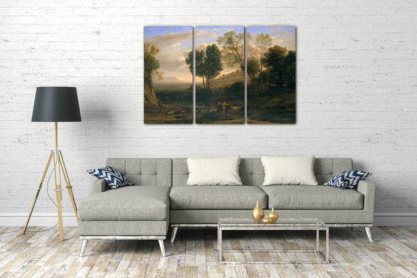 Leinwandbild Claude Lorrain - Sonnenaufgang