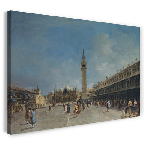 Leinwandbild Francesco Guardi - Piazza San Marco
