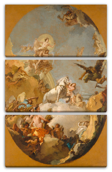 Leinwandbild Giovanni Battista Tiepolo - Der Streitwagen von Aurora