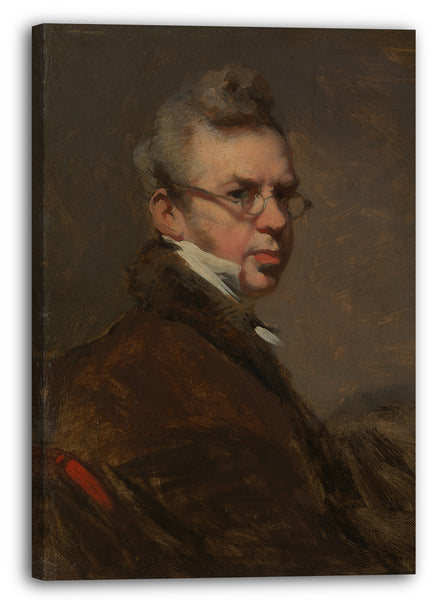 Leinwandbild George Chinnery - Selbstporträt