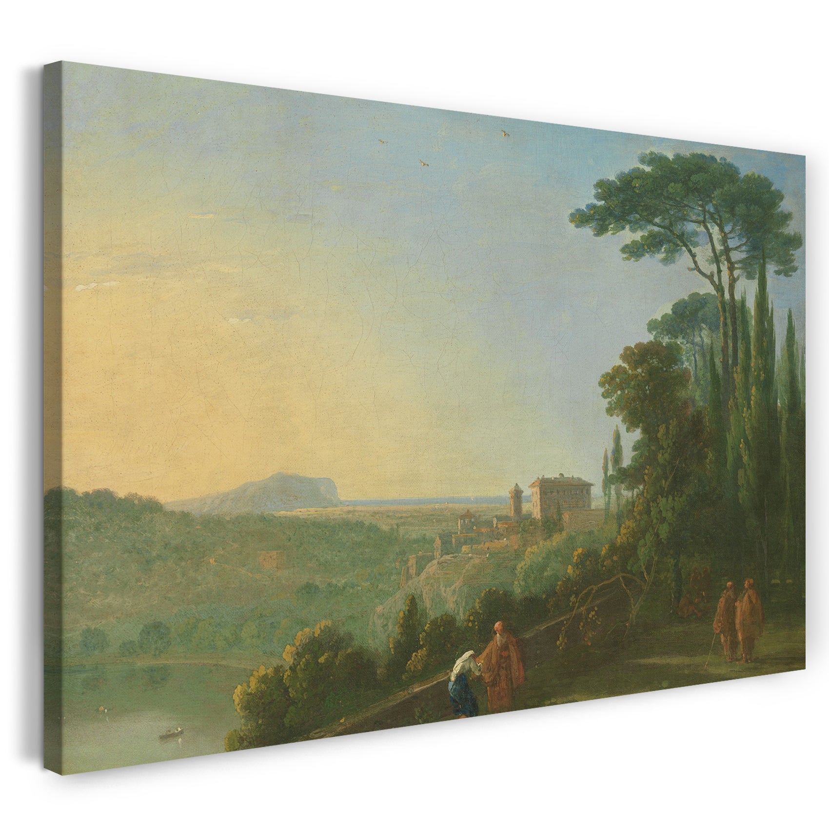 Leinwandbild Richard Wilson - See Nemi und Genzano von der Terrasse des Kapuzinerklosters