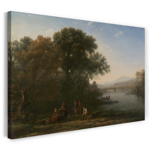 Leinwandbild Claude Lorrain - Der Ford