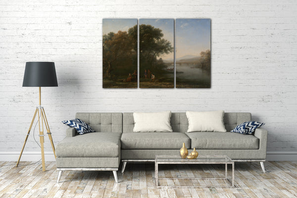 Leinwandbild Claude Lorrain - Der Ford