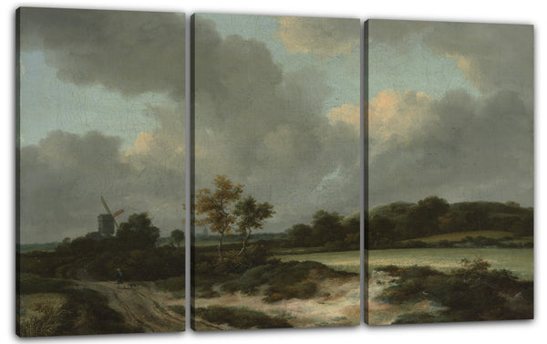 Leinwandbild Jacob van Ruisdael - Getreidefelder