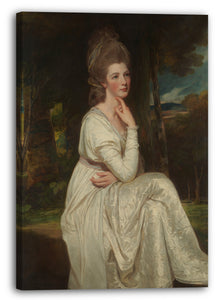 Leinwandbild George Romney - Lady Elizabeth Stanley (1753-1797), Gräfin von Derby
