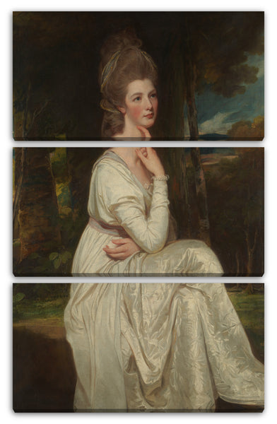 Leinwandbild George Romney - Lady Elizabeth Stanley (1753-1797), Gräfin von Derby