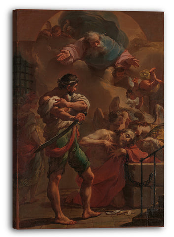 Leinwandbild Ubaldo Gandolfi - Die Hinrichtung von Johannes dem Täufer