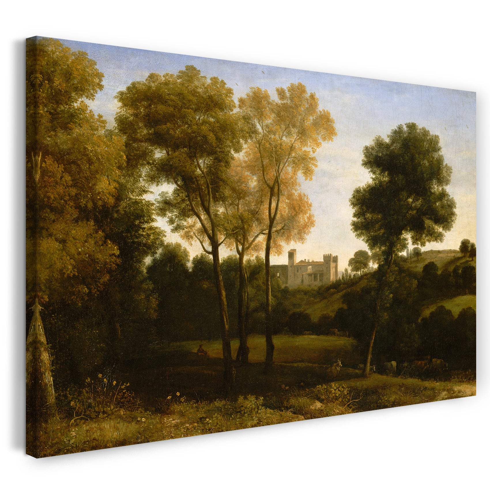 Leinwandbild Claude Lorrain - Blick auf La Crescenza