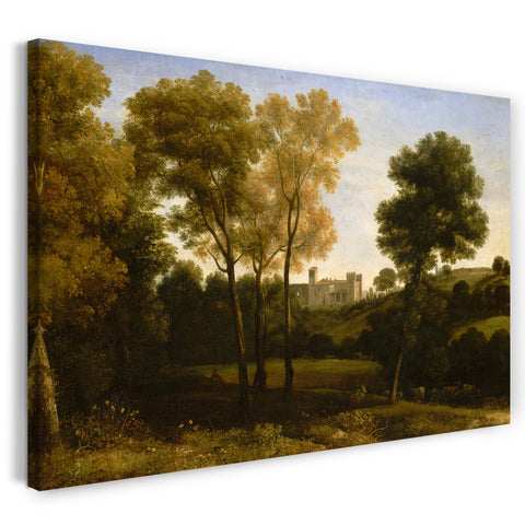 Leinwandbild Claude Lorrain - Blick auf La Crescenza