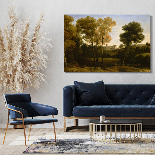 Leinwandbild Claude Lorrain - Blick auf La Crescenza