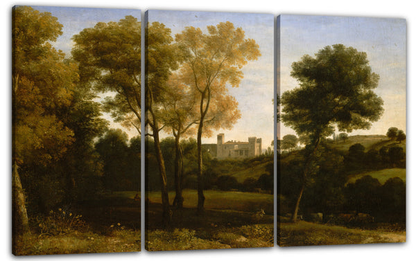 Leinwandbild Claude Lorrain - Blick auf La Crescenza