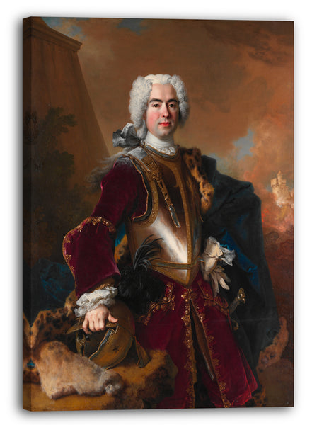 Leinwandbild Nicolas de Largillierre - André François Alloys von Theys d'Herculais (1692-1779)
