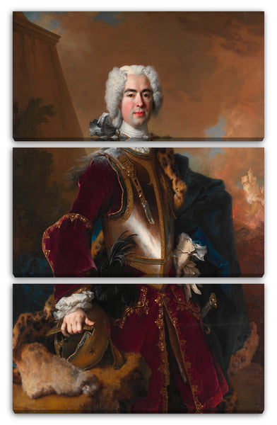 Leinwandbild Nicolas de Largillierre - André François Alloys von Theys d'Herculais (1692-1779)