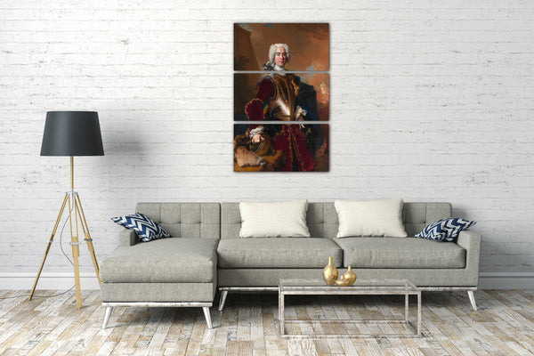 Leinwandbild Nicolas de Largillierre - André François Alloys von Theys d'Herculais (1692-1779)
