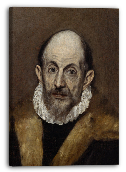 Leinwandbild El Greco - Portrait eines alten Mannes