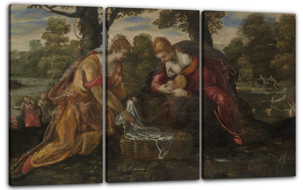 Leinwandbild Jacopo Tintoretto - Die Entdeckung von Moses