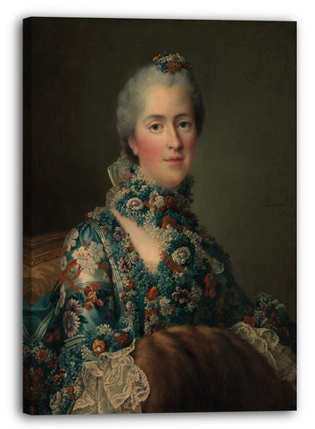 Leinwandbild François Hubert Drouais - Madame Sophie de France (1734-1782)