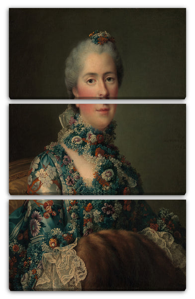 Leinwandbild François Hubert Drouais - Madame Sophie de France (1734-1782)
