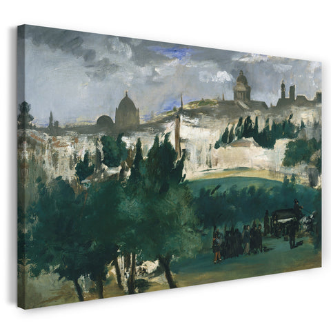 Leinwandbild Edouard Manet - Die Beerdigung