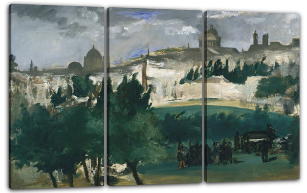 Leinwandbild Edouard Manet - Die Beerdigung