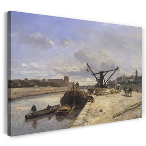 Leinwandbild Johan Barthold Jongkind - Blick vom Quai d'Orsay