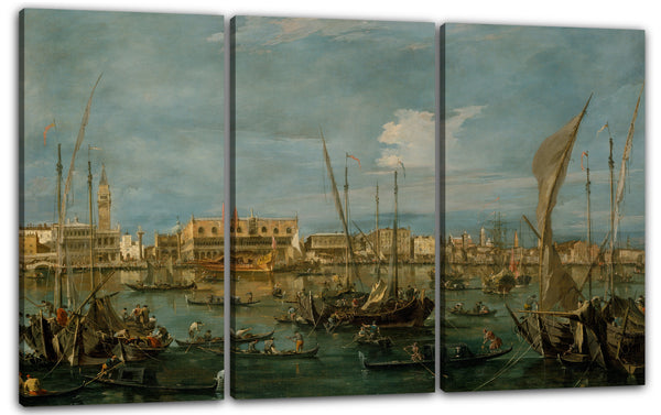 Leinwandbild Francesco Guardi - Venedig vom Bacino di San Marco