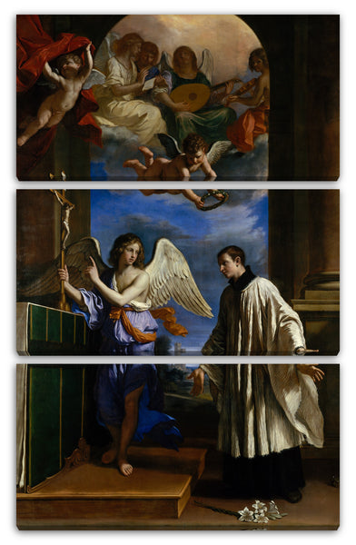 Leinwandbild Guercino - Die Berufung des Heiligen Aloysius (Luigi) Gonzaga