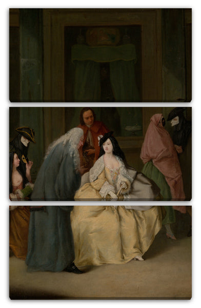 Leinwandbild Pietro Longhi - Das Treffen