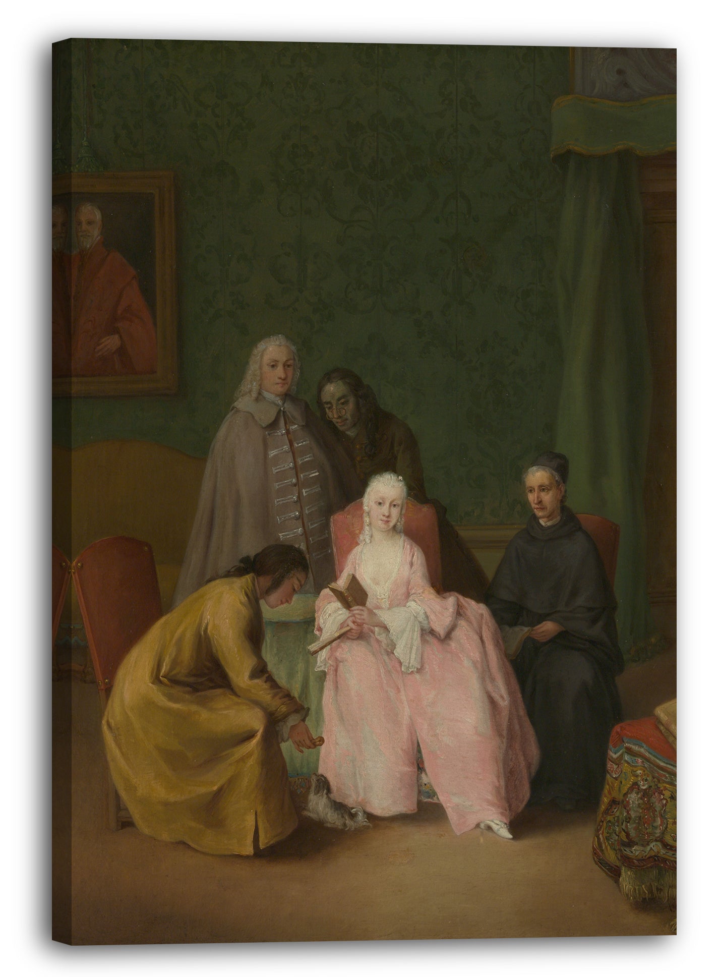 Leinwandbild Pietro Longhi - Der Besuch