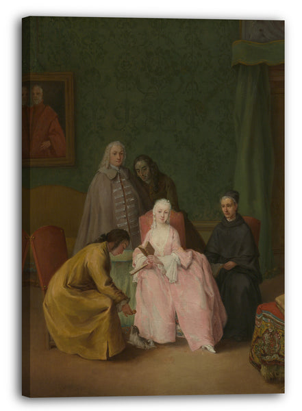 Leinwandbild Pietro Longhi - Der Besuch