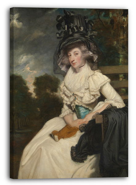 Leinwandbild Sir Joshua Reynolds - Frau Lewis Thomas Watson (Mary Elizabeth Milles, 1767-1818)