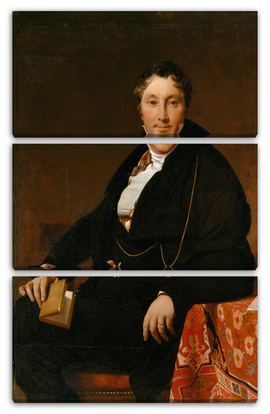 Leinwandbild Jean Auguste Dominique Ingres - Jacques-Louis Leblanc (1774-1846)
