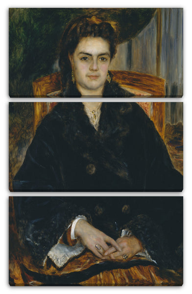 Leinwandbild Auguste Renoir - Madame Édouard Bernier (Marie-Octavie-Stéphanie Laurens, 1838-1920)