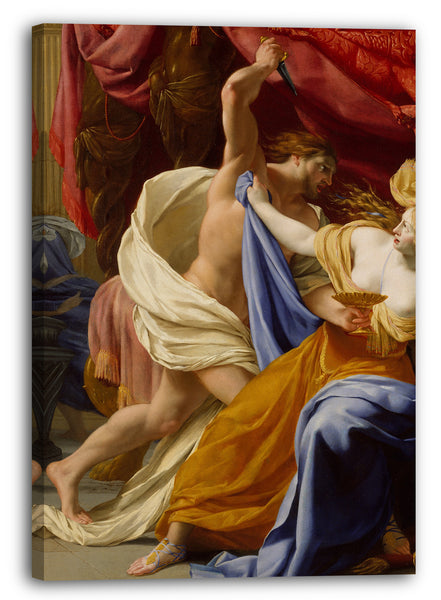 Leinwandbild Eustache Le Sueur - Die Plünderung von Tamar