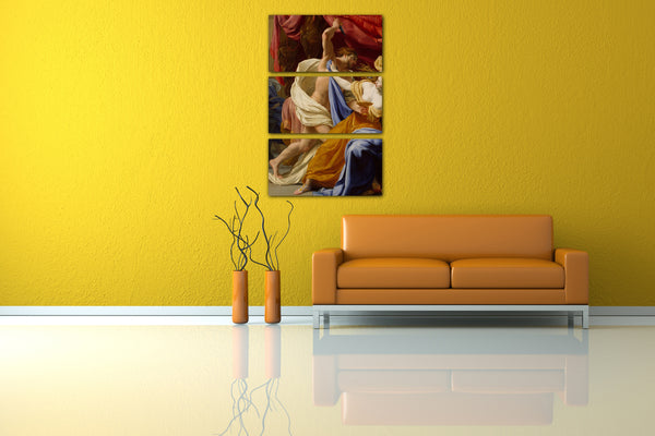 Leinwandbild Eustache Le Sueur - Die Plünderung von Tamar