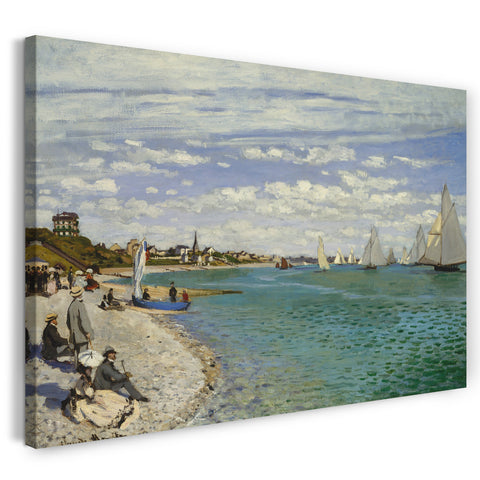 Leinwandbild Claude Monet - Regatta in Sainte-Adresse