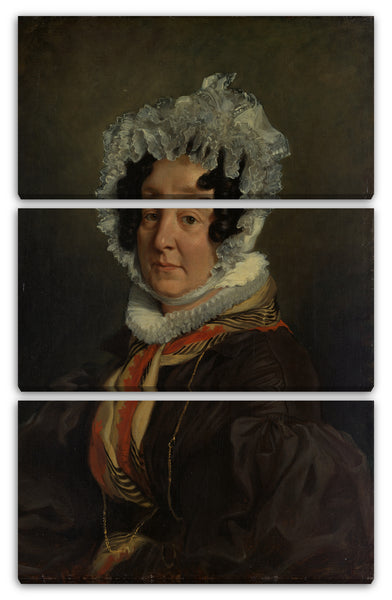 Leinwandbild Eugène Delacroix - Madame Henri François Riesener (Félicité Longrois, 1786-1847)