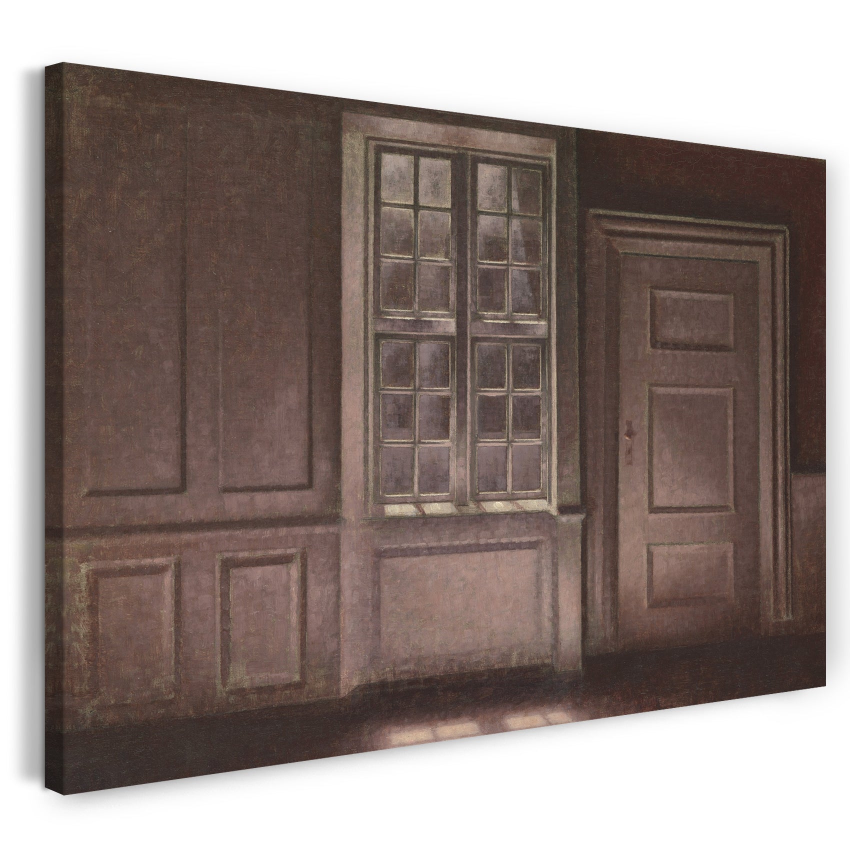 Leinwandbild Vilhelm Hammershøi - Mondschein, Strandgade 30