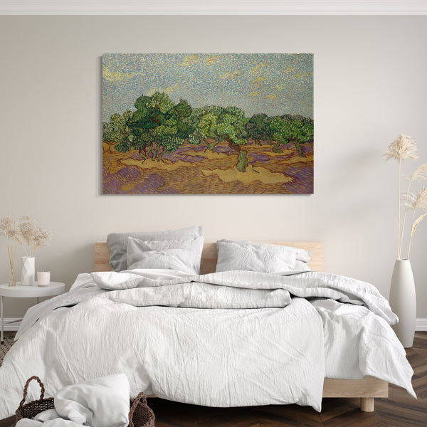 Leinwandbild Vincent van Gogh - Olivenbäume