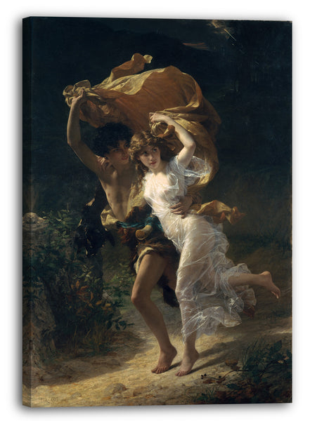 Leinwandbild Pierre-Auguste Kinderbettchen - Der Sturm