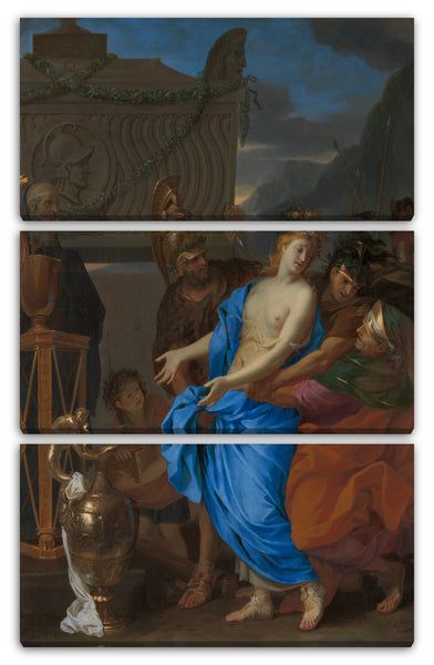 Leinwandbild Charles Le Brun - Das Opfer von Polyxena