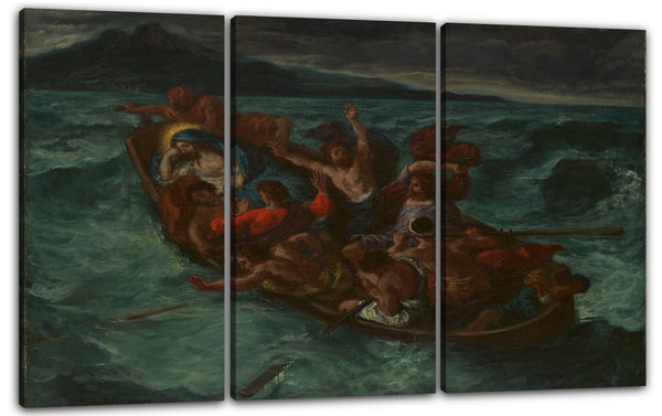 Leinwandbild Eugène Delacroix - Christus schläft während des Sturms